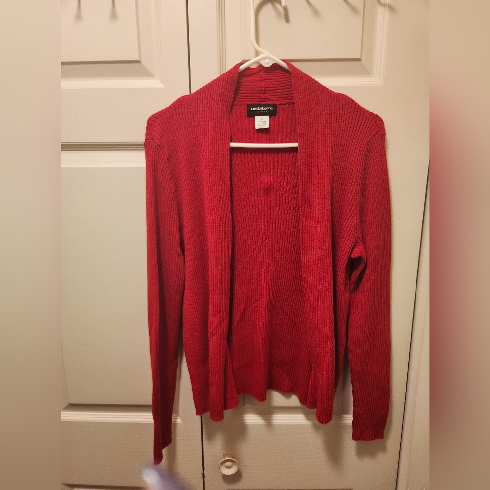 Liz Clairborne red sweater